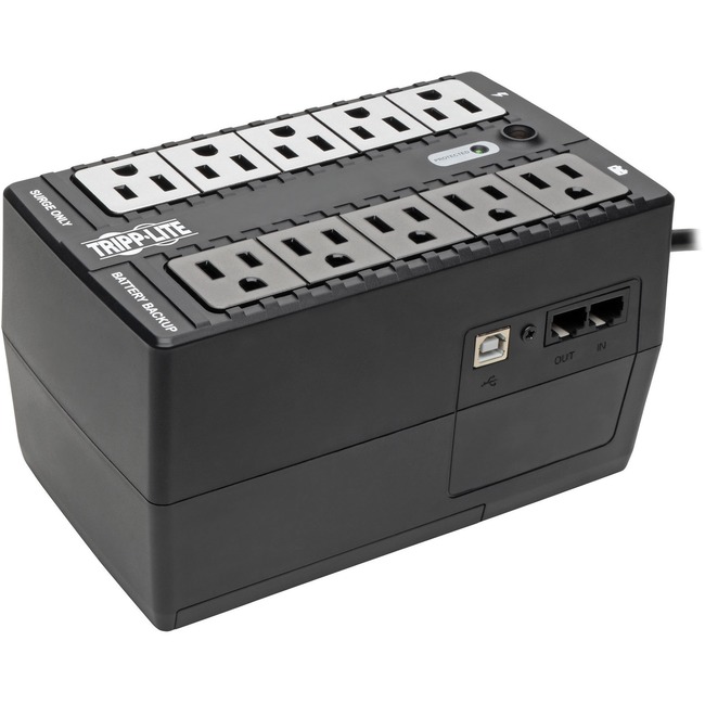 Tripp Lite UPS 550VA 300W Desktop Battery Back Up Compact 120V USB RJ11 PC