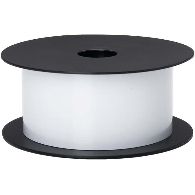 Brother 2in White Polyimide Label - x 2" (50.80 mm) Width x 125 ft (38.1 m) Length x 5" (127 mm) Diameter - Roll - Permanent Adhesive - Rectangle - Thermal Transfer - White - Polyimide