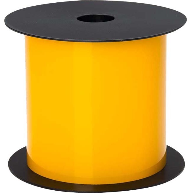 Brother 4in Yellow Continuous High Performance Reflective Vinyl Label - x 4" (101.60 mm) Width x 75 ft (22.9 m) Length x 5" (127 mm) Diameter - Roll - Rectangle - Thermal Transfer - Yellow - Vinyl