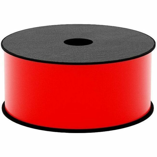 Brother 2in Red Continuous High Performance Vinyl Label - 2" (50.80 mm) Width x 150 ft (45.7 m) Length - Permanent Adhesive - Thermal - Red - Vinyl - 1 Roll