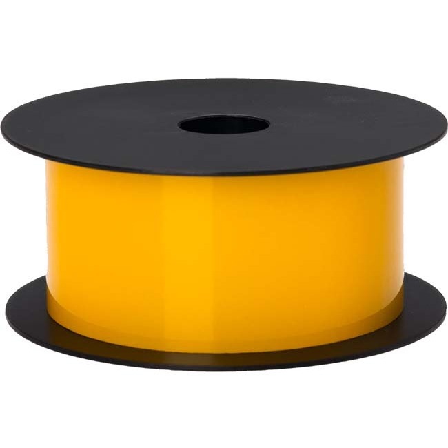Brother 2in Yellow Continuous High Performance Reflective Vinyl Label - x 2" (50.80 mm) Width x 75 ft (22.9 m) Length x 5" (127 mm) Diameter - Roll - Rectangle - Thermal Transfer - Yellow - Vinyl