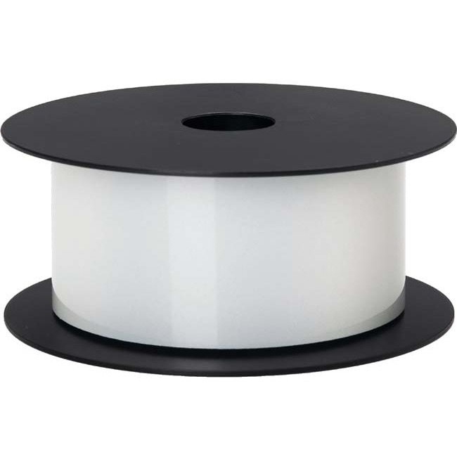Brother 2in White Continuous High Performance Reflective Vinyl Label - x 2" (50.80 mm) Width x 75 ft (22.9 m) Length x 5" (127 mm) Diameter - Roll - Rectangle - Thermal Transfer - White - Vinyl