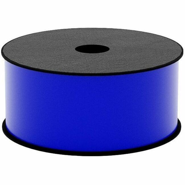Brother Label Tape - Permanent Adhesive - Thermal Transfer - Blue - Vinyl - 1 Roll