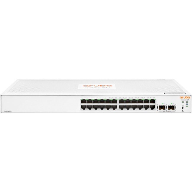 Aruba Instant On 1830 24G 2SFP Switch - 24 Ports - Manageable - Gigabit Ethernet - 10/100/