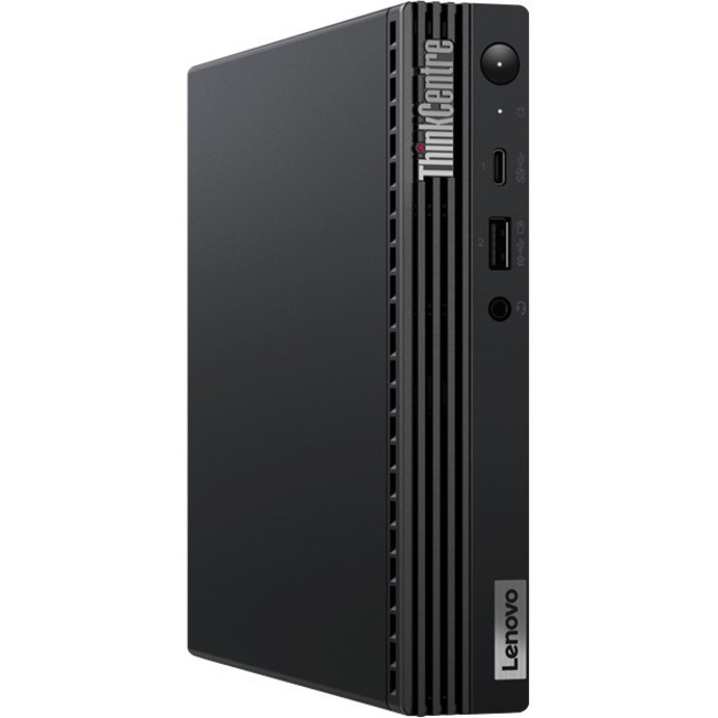 Lenovo ThinkCentre M80q Gen 3 11U10012US Desktop Computer - Intel Core i5 12th Gen i5-12500T - vPro Technology - 8 GB - 256 GB PCI Express SSD - Tiny - Raven Black