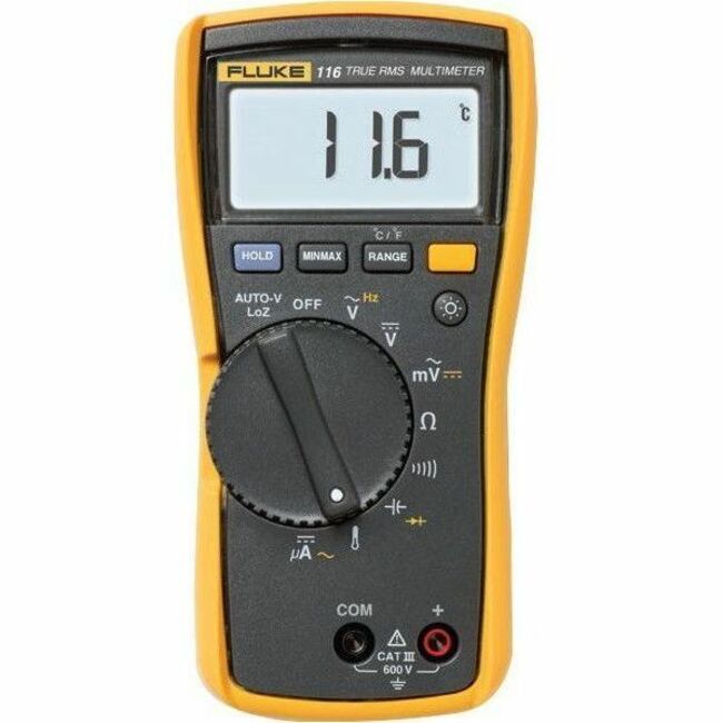 Fluke 116 HVAC Multimeter with Temperature and Microamps