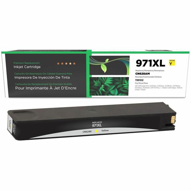 CIG Remanufactured High Yield Yellow Ink Cartridge for HP 971XL ( CN628AM)