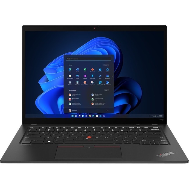 Lenovo ThinkPad T14s Gen 3 21BR000HUS 14" Touchscreen Notebook - WUXGA - Intel Core i7 12th Gen i7-1260P - vPro Technology - 16 GB - 512 GB SSD - English Keyboard - Thunder Black