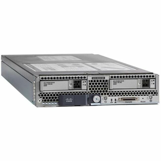 Cisco B200 M5 Blade Server - 2 x Intel Xeon Gold 6230R 2.10 GHz - 384 GB RAM - Serial ATA, Serial Attached SCSI (SAS) Controller
