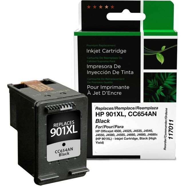 CIG Remanufactured High Yield Black Ink Cartridge for HP 901XL (CC654AN)