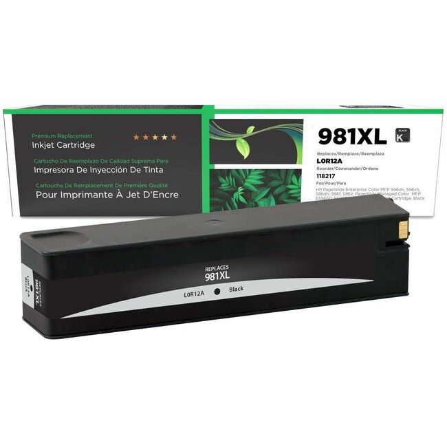 CIG Remanufactured High Yield Black Ink Cartridge for HP 981XL (L0R12A)