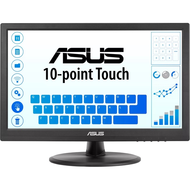 Asus VT168HR 15.6inLCD Touchscreen Monitor - 16:9 - 5 ms GTG - 16inClass - Projected Cap