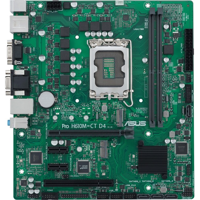 Asus PRO H610M-CT D4-CSM Desktop Motherboard