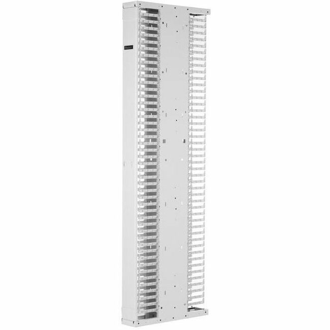 Panduit PE2V Vertical Dual-Sided Manager, 1 Door, 52RU, 6 in. Wide, White