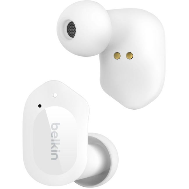 Belkin SOUNDFORM Play True Wireless Earbuds - True Wireless - Bluetooth - 32.8 ft - Earbud