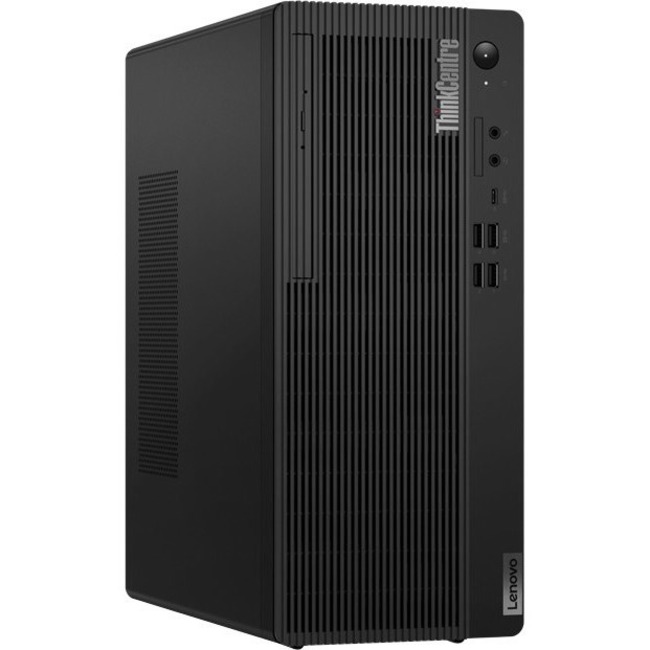 Lenovo ThinkCentre M80t Gen 3 11TE000NUS Desktop Computer - Intel Core i7 12th Gen i7-12700 - vPro Technology - 16 GB - 1 TB PCI Express NVMe 4.0 x4 SSD - Tower - Black