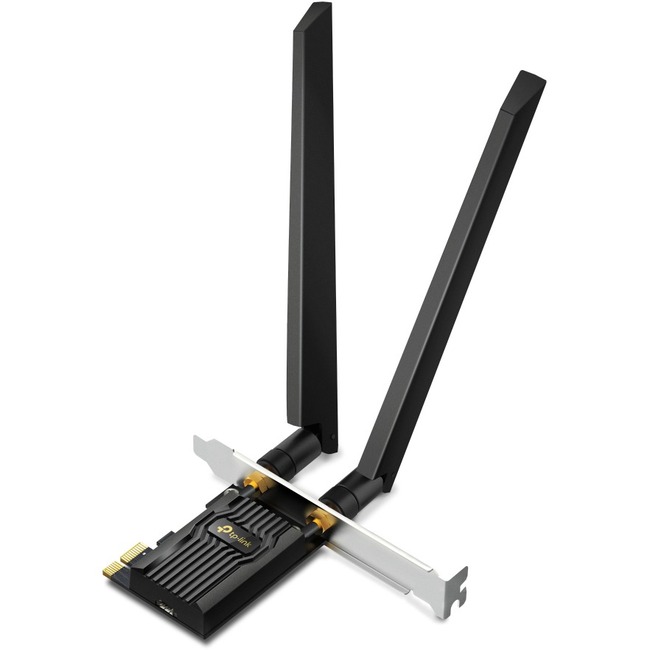 AXE5400 TRI-BAND WI-FI 6E BLUETOOTH PCI EXPRESS ADAPTER SPEED: 2402 MBPS AT 6 GH