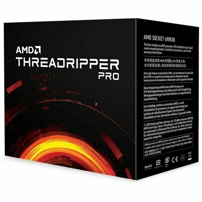 AMD Ryzen Threadripper PRO Tetrahexaconta-core 5995WX 2.7GHz Desktop Processor