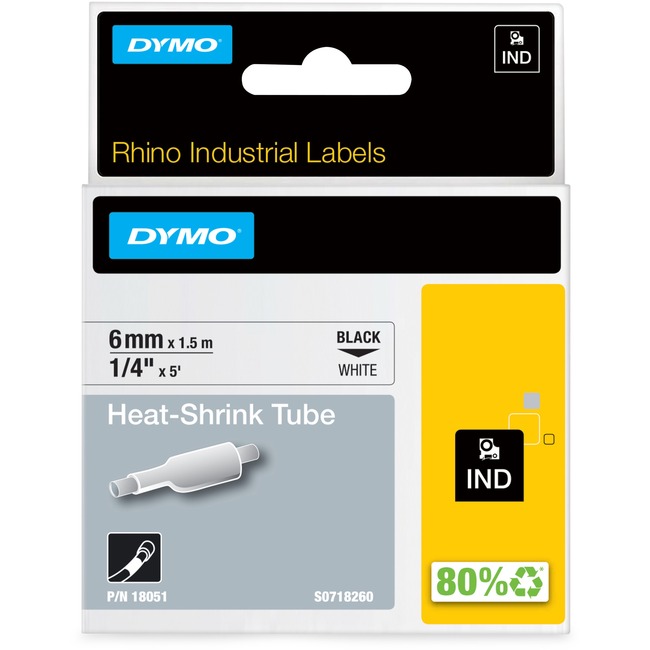 Dymo Rhino Heat Shrink Tube Labels