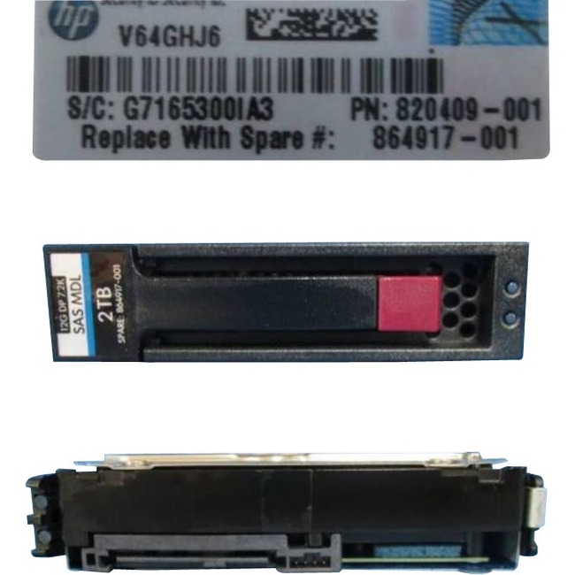HPE 500 GB Hard Drive - 3.5" Internal - SATA (SATA/600)