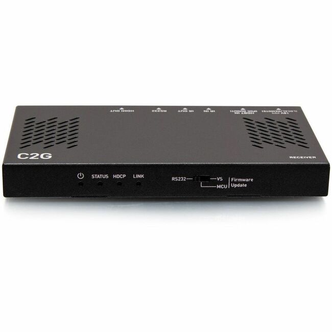 C2G HDMI Ultra-Slim HDBaseT + RS232 And IR Over Cat Extender Box Receiver - 4K 60Hz