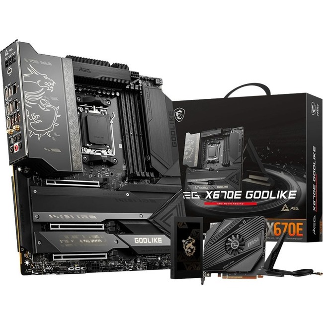 MSI MEG X670E GODLIKE Gaming Desktop Motherboard