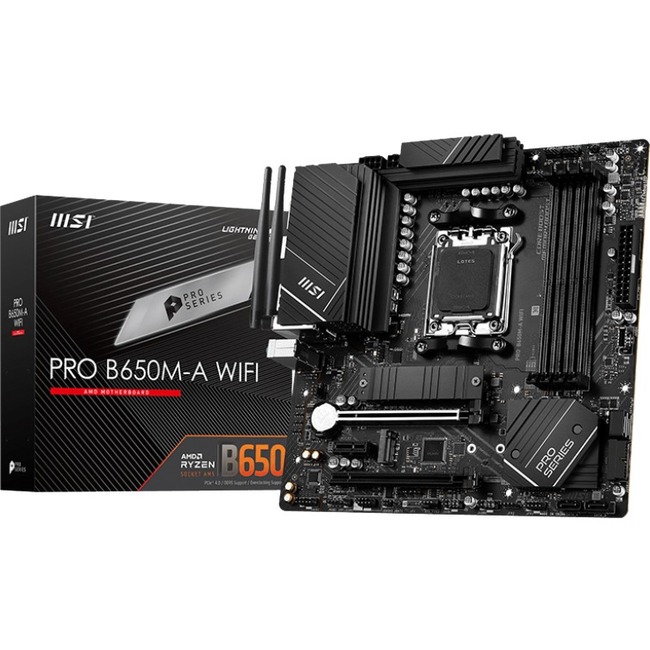 MSI PRO B650M-A WIFI Desktop Motherboard