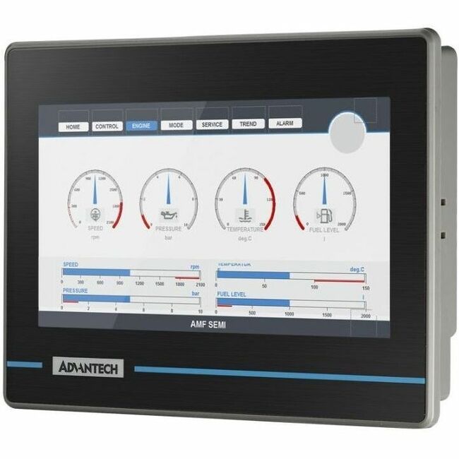 B+B SmartWorx WOP-207K 7" WVGA Operator Panel Installed with HMINavi Software