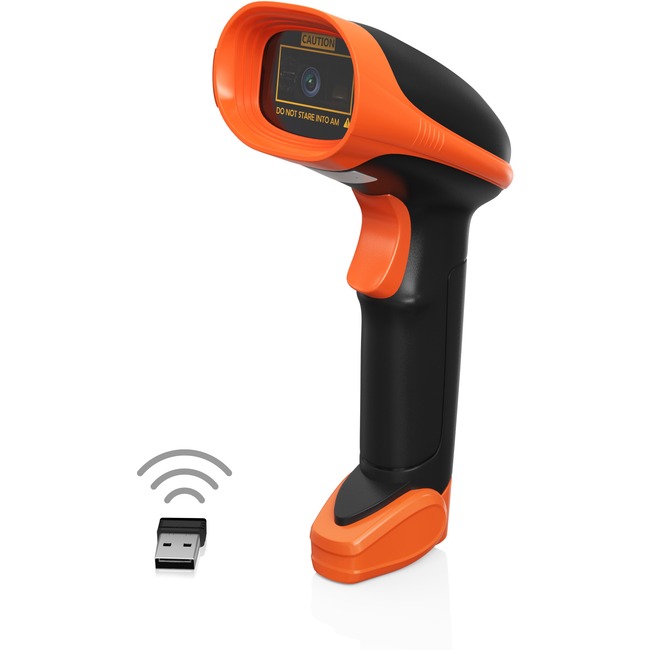 Ambir BR200 Wireless Barcode Scanner with 2.4Ghz with Wireless USB Dongle - Wireless Conne