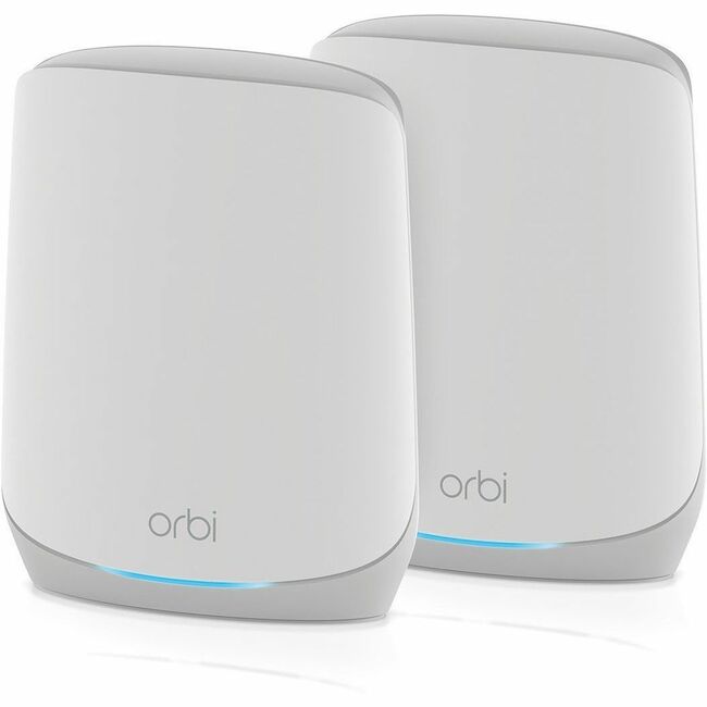 Netgear Orbi Tri-band WiFi 6 Mesh System, 5.4Gbps, Router + 1 Satellite