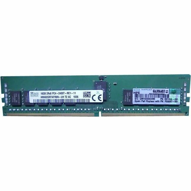 HPE SOURCING - CERTIFIED PRE-OWNED SmartMemory 16GB DDR4 SDRAM Memory Module