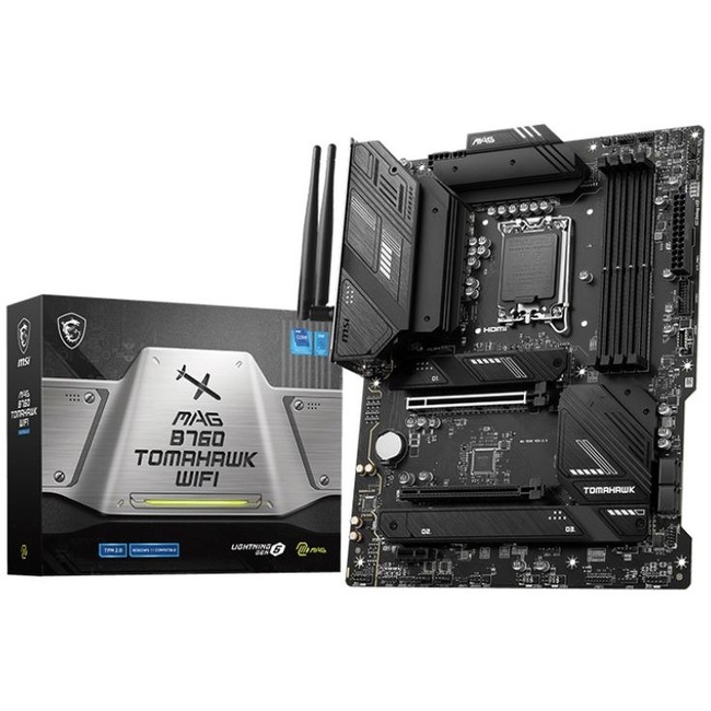 MSI MAG B760 TOMAHAWK WIFI Gaming Desktop Motherboard