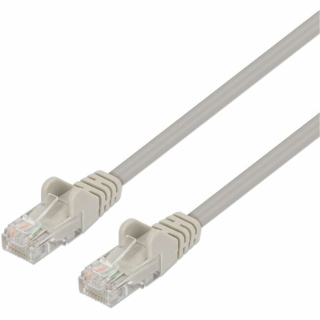 Intellinet Cat6 U/UTP Slim Network Patch Cable, 7 ft., Gray
