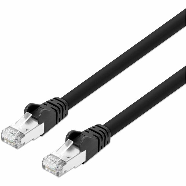 Intellinet Cat8.1 S/FTP Network Patch Cable, 25 ft., Black