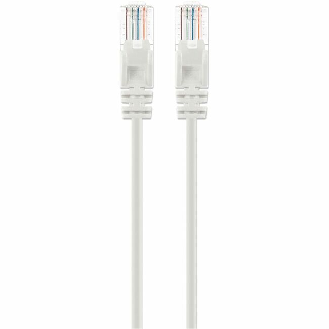 Intellinet Cat6 U/UTP Slim Network Patch Cable, 5 ft., White