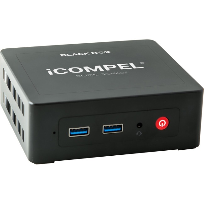 Black Box iCompel Digital Signage Full HD Media Player - Intel Celeron J4105 2.50 GHz - 12