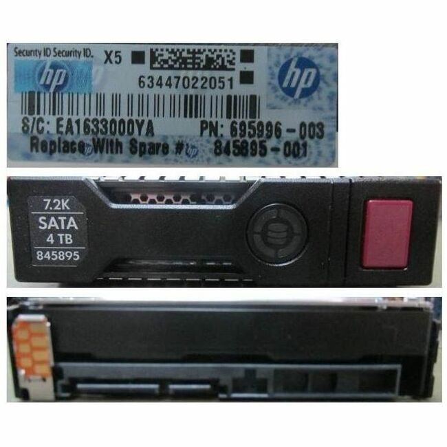 HPE Sourcing Midline 4 TB Hard Drive - 3.5" Internal - SATA (SATA/600)
