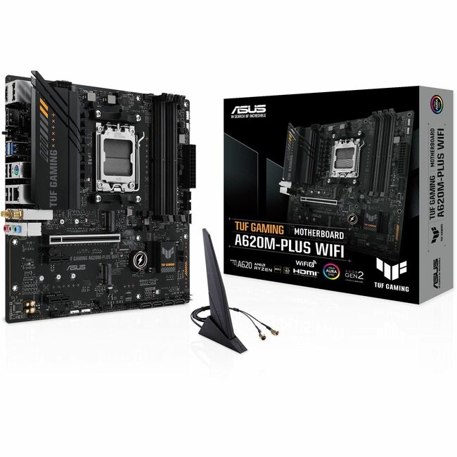 Asus TUF GAMING A620M-PLUS WIFI Gaming Desktop Motherboard