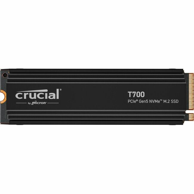 Crucial T700 4TB PCIe Gen5 NVMe M.2 SSD with Heatsink