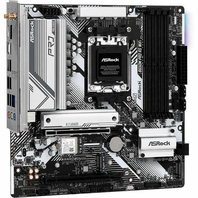 ASRock PRO B650M Pro RS WiFi Gaming Desktop Motherboard