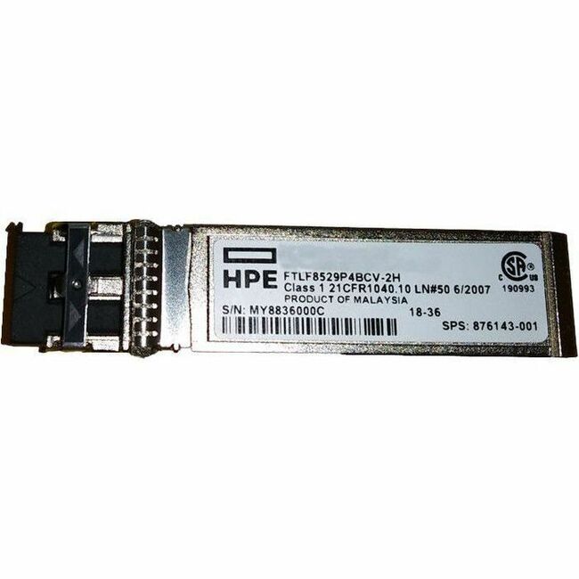 HPE Ingram Micro Sourcing 8Gb Short Wave Fibre Channel SFP+ 1 Pack Transceiver