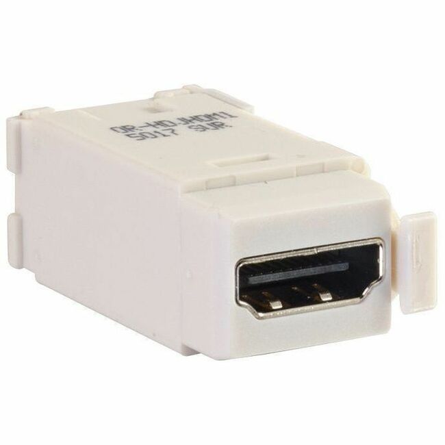 Ortronics High Density Jack (HDJ) HDMI Coupler, Fog White