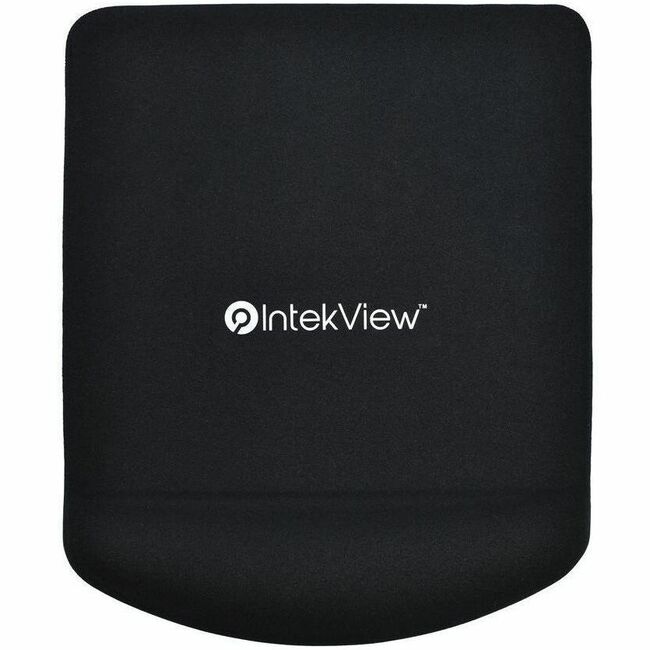 IntekView Rectangle Gel Wrist Mouse Pad Black 180g