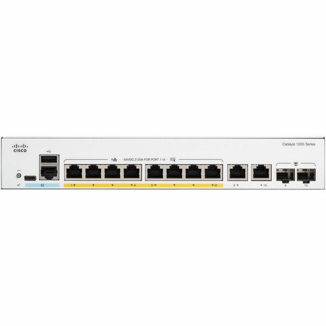 Cisco Systems Catalyst C1200-8P-E-2G Ethernet Switch