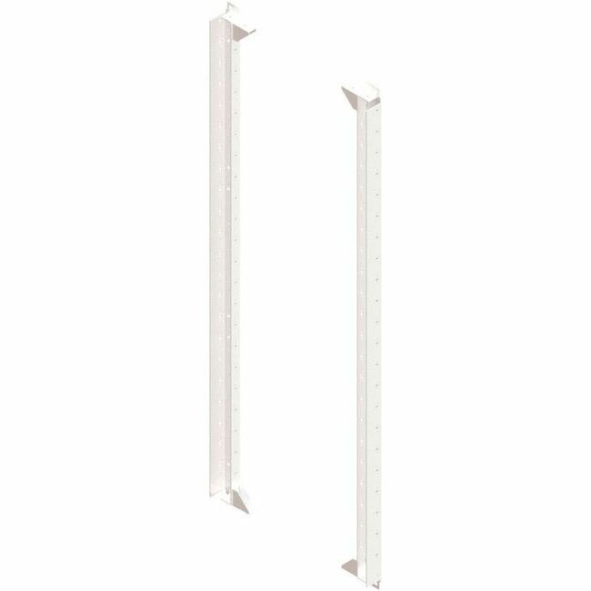 Ortronics MM20 4 Post Adj Rack Rail Kit 7ft 12-24 Tapped Black Set of 2