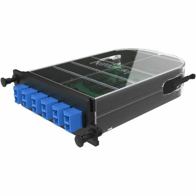 Ortronics Infinium Core M4 Splice Cassette, 12 Single Fiber, LC Duplex, SM, OS2