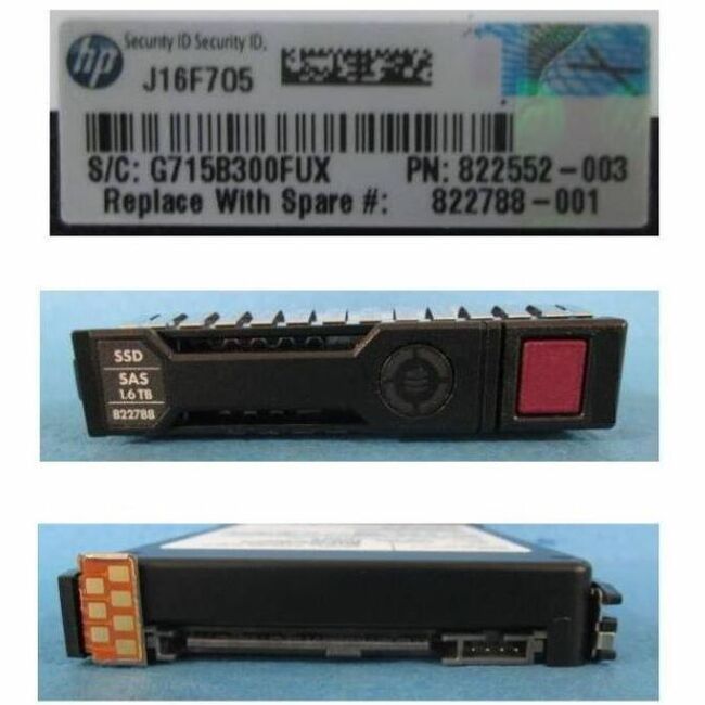 HPE Sourcing 1.60 TB Solid State Drive - 2.5" Internal - SAS (12Gb/s SAS) - Mixed Use