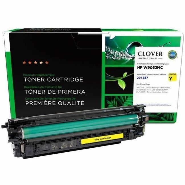 CIG Remanufactured Yellow Toner Cartridge for HP W9062MC