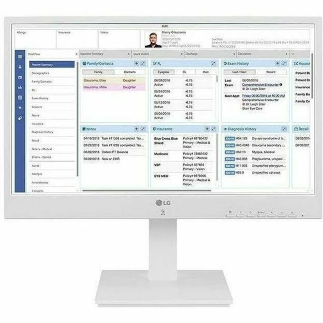 LG 24CR671NK-6P All-in-One Thin Client - Intel Pentium N6005 Quad-core (4 Core) 2 GHz - White