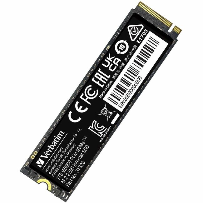 Verbatim 1TB Vi5000 PCIe NVMe M.2 2280 Internal SSD